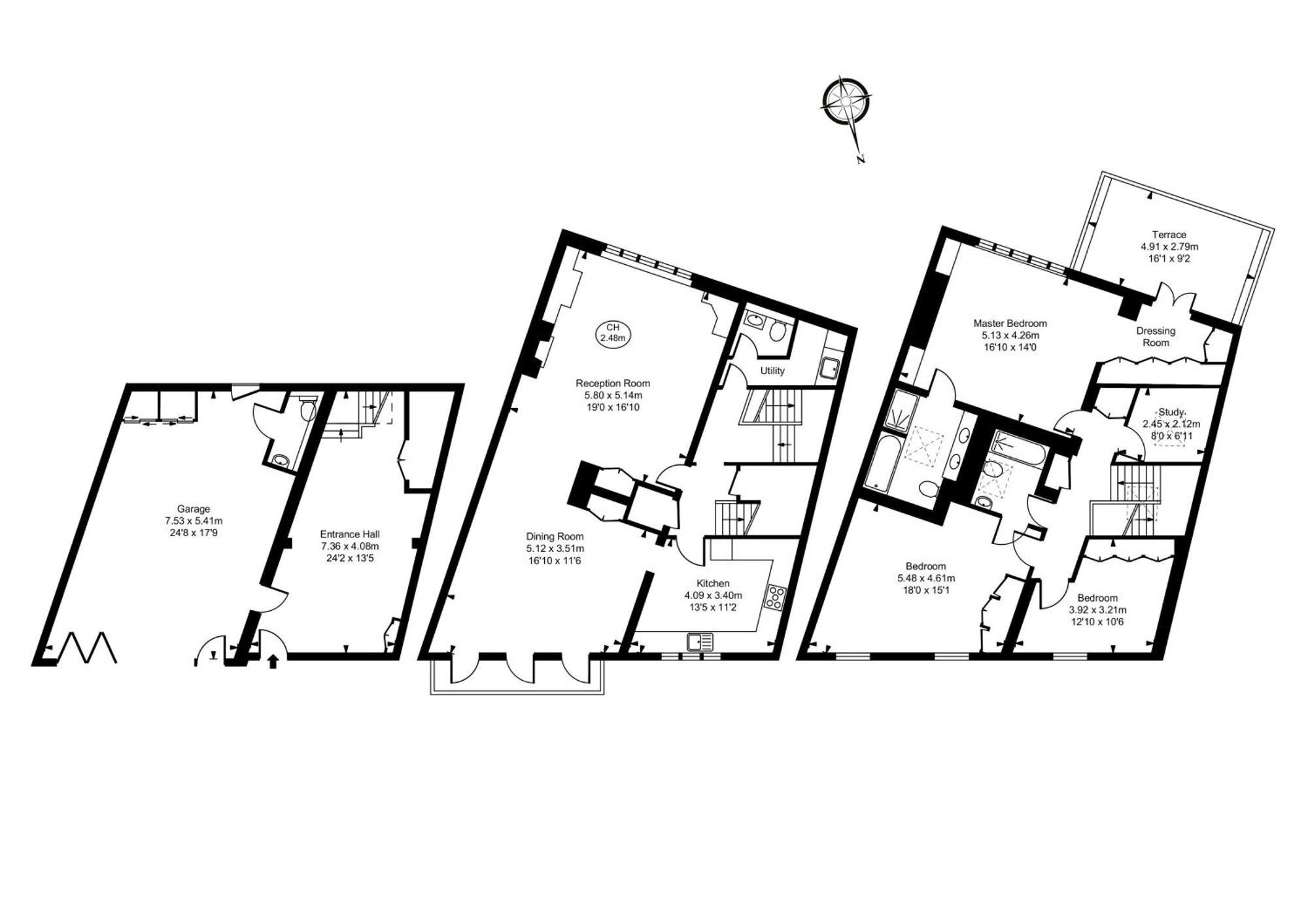 Modern 3 Bedroom Luxury House With Garage In Central Londra Exterior foto